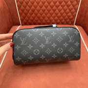 Uubags | Louis Vuitton M11508 Toiletry Material Monogram Eclipse Canvas Bag 24x13x13cm - 2