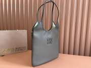 Uubags | Miu Miu Hobo Tote Bag In Grey 35x40cm - 6