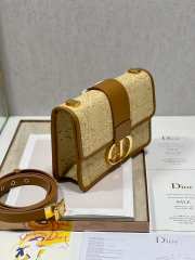 Uubags | Dior 30 Montaigne Natural Cannage Raffia Bag 24x17x8cm - 2