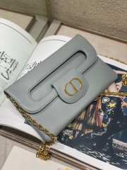 Uubags | Dior Medium Diordouble Smooth Calfskin Bag in Grey M8641 28x16.5x3cm - 3