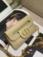 Uubags | Dior Small Diordouble Smooth Calfskin Bag in Beige 22cm - 6