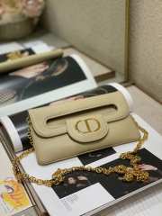 Uubags | Dior Small Diordouble Smooth Calfskin Bag in Beige 22cm - 5