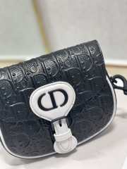 Uubags | Dior Small Bobby East-West Bag In Black Lambskin 19x15x7cm - 4