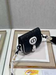 Uubags | Dior Small Bobby East-West Bag In Black Lambskin 19x15x7cm - 3