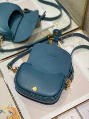 Uubags | Dior Small Bobby East-West Bag In Blue Lambskin 19x15x7cm - 2