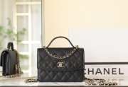 Uubags | Chanel Woc crossbody handbag in black 18x14x3cm - 5