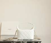 Uubags Chanel Small Hobo Bag In White 21.5x19x6cm - 2