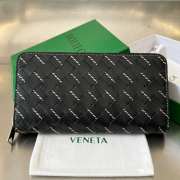 Uubags Bottega Veneta Intrecciato Zip around wallet intrecciato calfskin leather wallet 19x10x2cm - 1