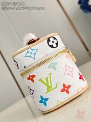 Uubags Louis Vuitton M13747 LV x TM Nice Mini Beauty Case White Multicolor 13.5x12x20cm - 4