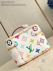 Uubags Louis Vuitton M13747 LV x TM Nice Mini Beauty Case White Multicolor 13.5x12x20cm - 6