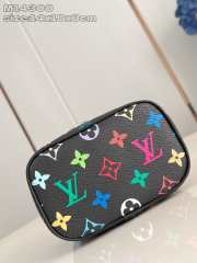 Uubags Louis Vuitton M13747 LV x TM Nice Mini Beauty Case Black Multicolor 13.5x12x20cm - 4