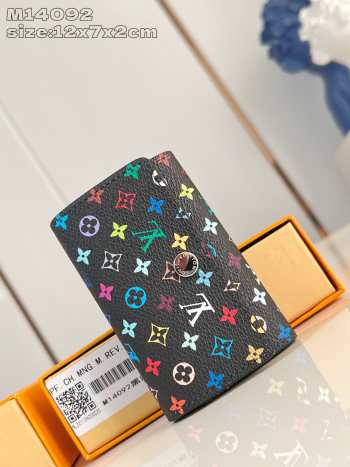 Uubags Louis Vuitton x Murakami M14092 wallet in black 12x7x2cm