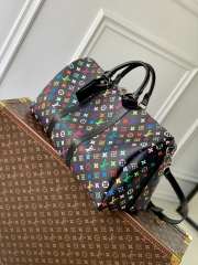 Uubags Louis Vuitton M13745 LV x TM Keepall Bandoulière Monogram Canvas Black 29x23x50cm - 4