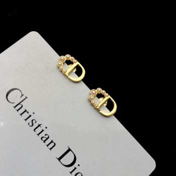 Uubags Dior gold earrings 03