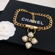 Uubags Chanel Lambskin Pearl Resin CC Bracelet - 6