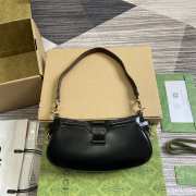 Uubags Gucci Moon Side small bag in black 24x12x5cm - 4