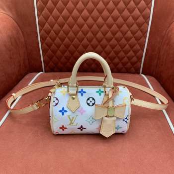 Uubags | Louis Vuitton M13391 LV x TM Nano Speedy Bag In Multicoloured 16x10x7.5cm