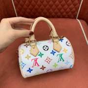 Uubags | Louis Vuitton M13391 LV x TM Nano Speedy Bag In Multicoloured 16x10x7.5cm - 3