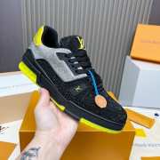 Uubags Louis Vuitton Trainer Yellow Black Crystals Sneaker - 5