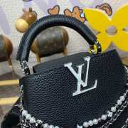 Uubags Louis Vuitton M11908 Capucines Mini Bag In Black 21x13.6x8cm - 3