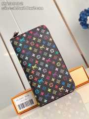 Uubags Louis Vuitton M13992 LV x TM Wallet In Black Multicolored 19.5x10.5x2.5cm - 1