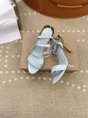 Uubags Christian Louboutin Ginko girl high heels in light blue 8.5cm - 4