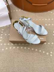 Uubags Christian Louboutin Ginko girl high heels in light blue 8.5cm - 5