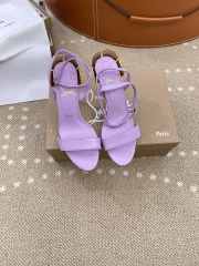 Uubags Christian Louboutin Ginko girl high heels in light purple 8.5cm - 3