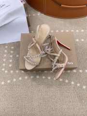 Uubags Christian Louboutin 10cm Tatooshka Spikes Pumps In Beige - 1