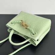 Uubags Bottega Veneta Mini Andiamo Leather Light Green Bag 22x9x15.5cm - 2