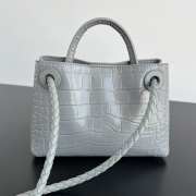 Uubags Bottega Veneta Mini Andiamo Leather Grey Bag 22x9x15.5cm - 6