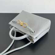 Uubags Bottega Veneta Mini Andiamo Leather Grey Bag 22x9x15.5cm - 2