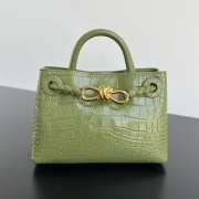 Uubags Bottega Veneta Mini Andiamo Leather Green Bag 22x9x15.5cm - 1