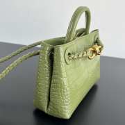 Uubags Bottega Veneta Mini Andiamo Leather Green Bag 22x9x15.5cm - 5