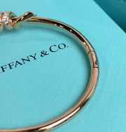 Uubags Tiffany knot bangle in gold with diamond - 6