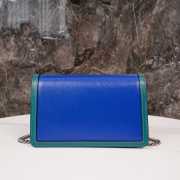 Uubags Gucci Dionysus Mini Bag Leather Shoulder Bag In Blue and Green 16.5x10x4cm - 2