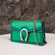 Uubags Gucci Dionysus Mini Bag Leather Shoulder Bag In Green 16.5x10x4cm - 5