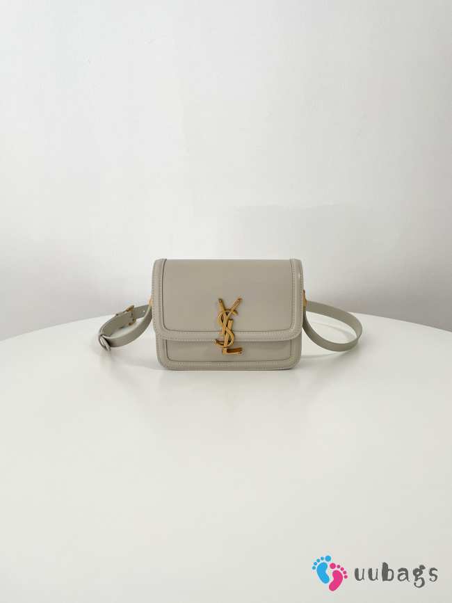 Uubags YSL solferino small satchel in grey box bag 19x13x5cm  - 1