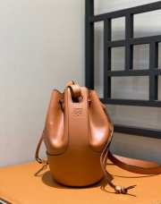 Uubags Loewe Balloon Anagram Bag in Tan 18x25x13.5cm - 4