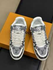 Uubags 1ADHJ0 Louis Vuitton Trainer Sports Shoes In Grey - 6