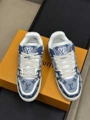 Uubags 1ADHJ0 Louis Vuitton Trainer Sports Shoes In Blue - 5