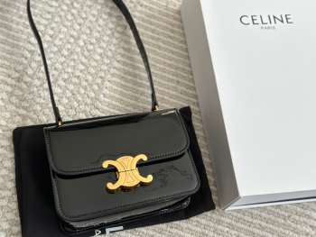 Uubags Celine Teen Garance bag in Patent Calfskin 18.5x13.5x7cm