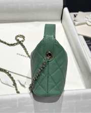 Uubags Chanel Small Hobo Bag In Mint Green 21.5x19x6cm - 2