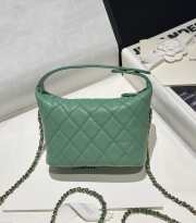 Uubags Chanel Small Hobo Bag In Mint Green 21.5x19x6cm - 3