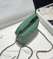 Uubags Chanel Small Hobo Bag In Mint Green 21.5x19x6cm - 6