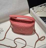 Uubags Chanel Small Hobo Bag In Pink 21.5x19x6cm - 2