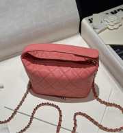 Uubags Chanel Small Hobo Bag In Pink 21.5x19x6cm - 3