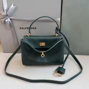 Uubags Balenciaga Rodeo Mini bag in pine green smooth calfskin, aged-gold hardware 22.8x16x8cm - 2