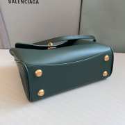 Uubags Balenciaga Rodeo Mini bag in pine green smooth calfskin, aged-gold hardware 22.8x16x8cm - 4