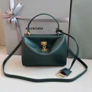 Uubags Balenciaga Rodeo Mini bag in pine green smooth calfskin, aged-gold hardware 22.8x16x8cm - 5